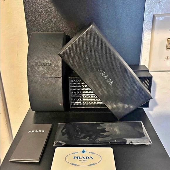 Prada Elegant Black Eyewear - Picture 2 of 2